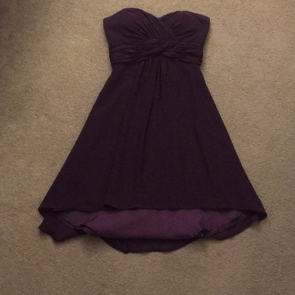 Dark Purple Short Dress